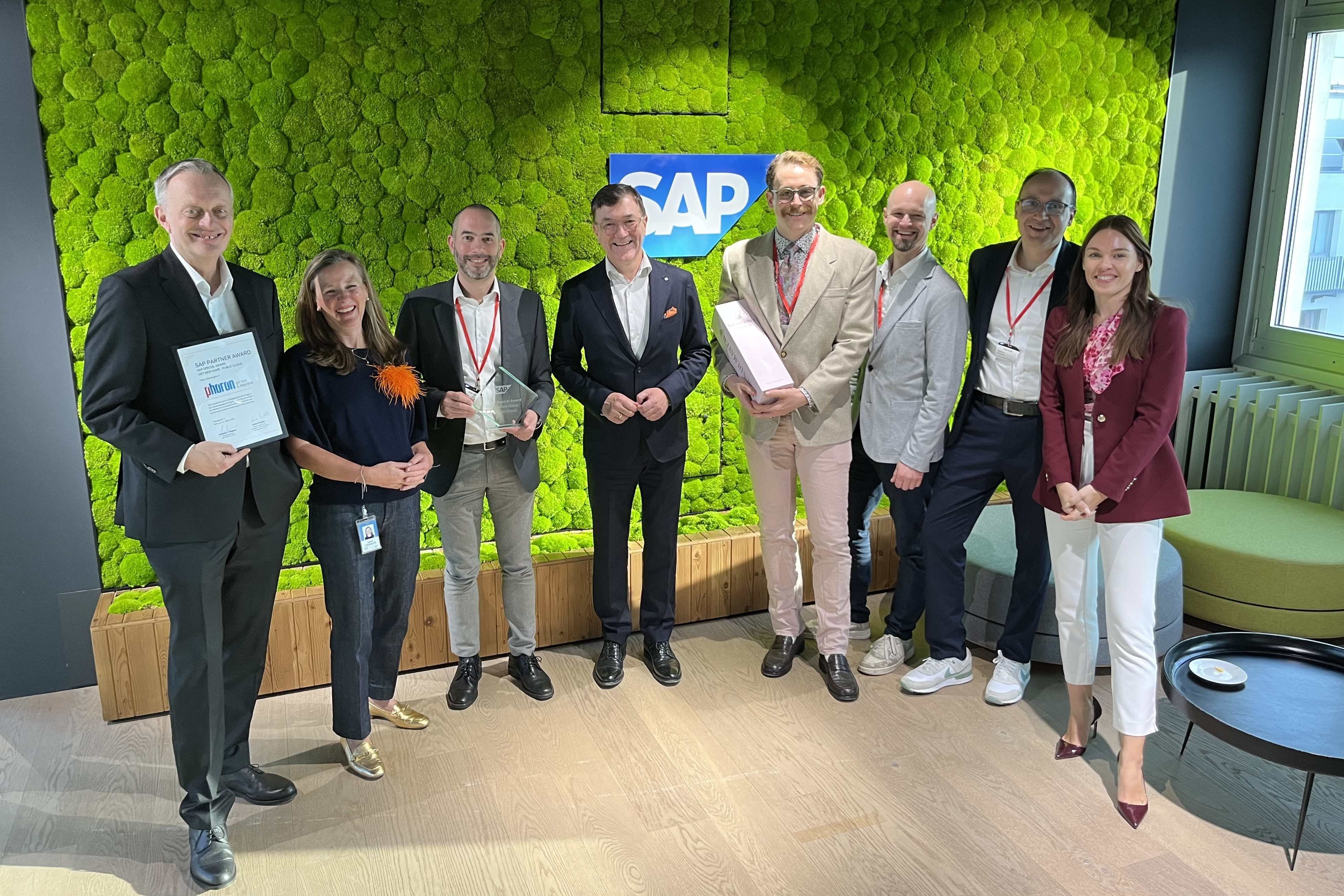 Phoron erhält SAP Award Net New Name - Public Cloud